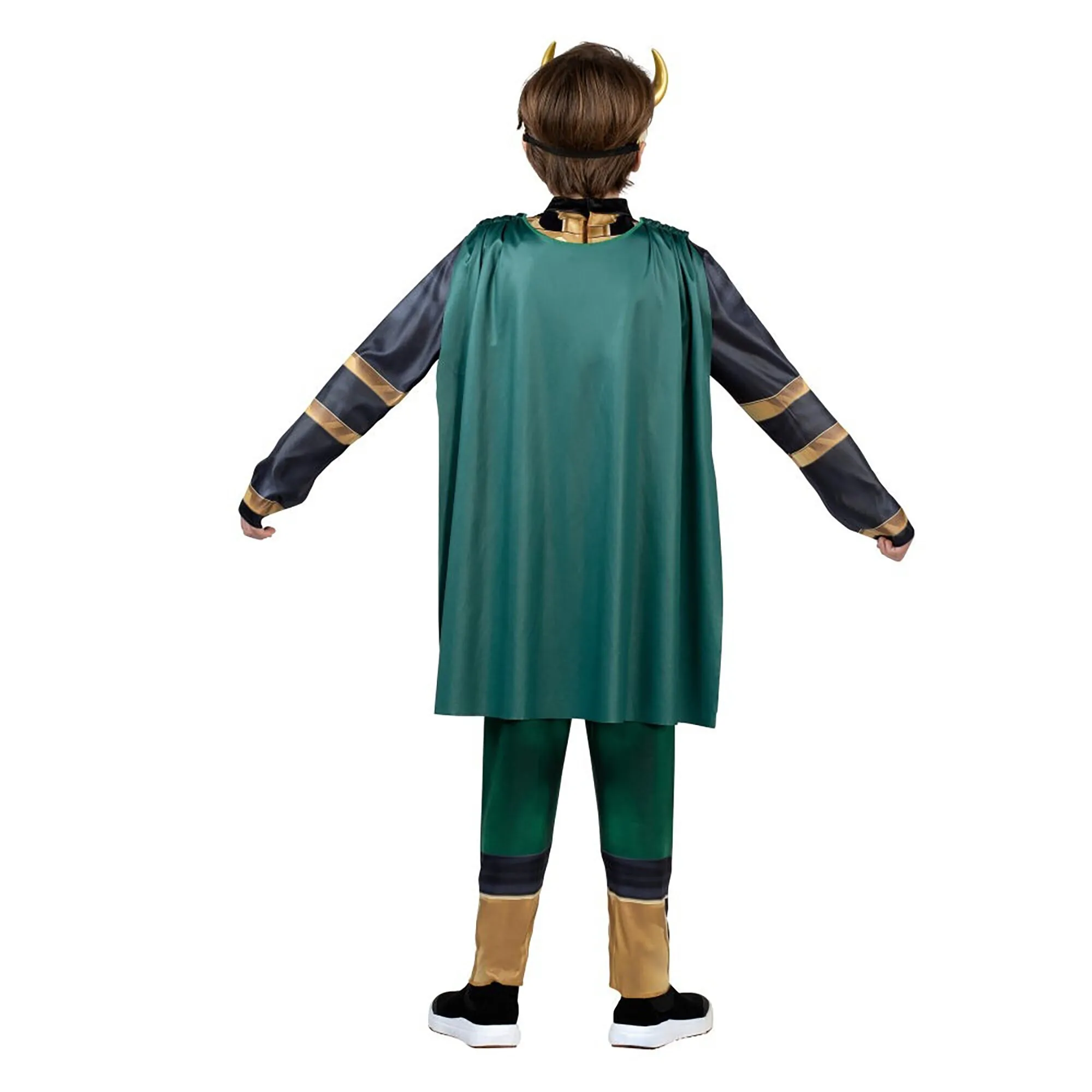 Marvel Loki Qualux Costume for Kids, Jumpsuit and Cape