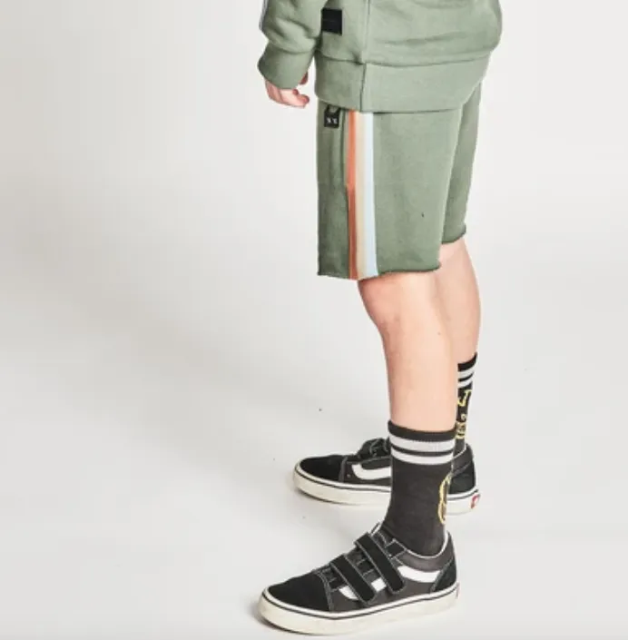 Munster Kids - Hidenout Shorts in Army