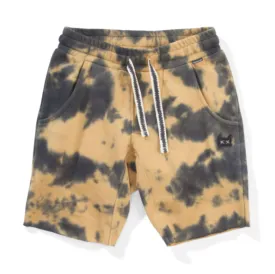 Munster Kids - Trash Track Shorts in Sand Tie Dye Munster Kids - Trash Track Shorts in Sand Tie Dye