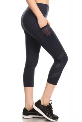 Nikki Side Mesh Work Out Legging Nikki Side Mesh Work Out Legging