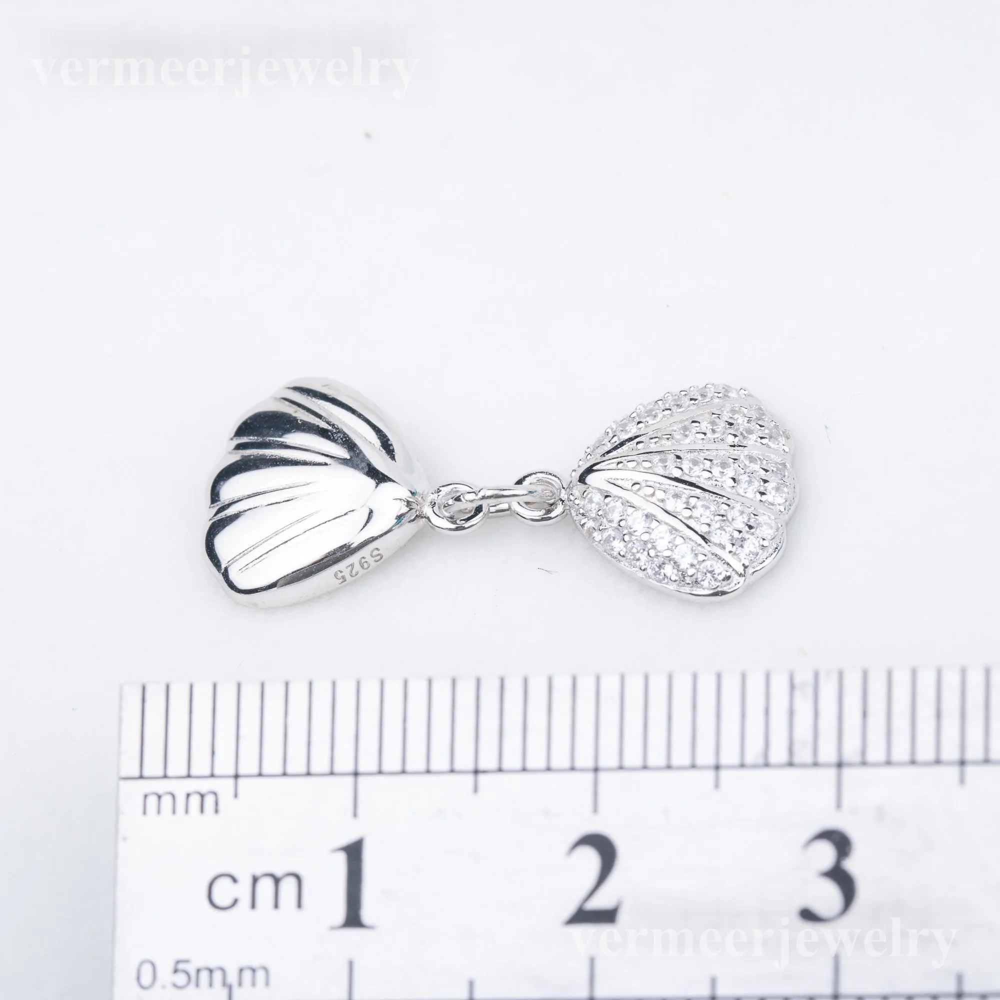 P010875 DIY 6-8mm Natural Freshwater pearl pendant accessory 925 sterling silver engagement jewelry necklace for women