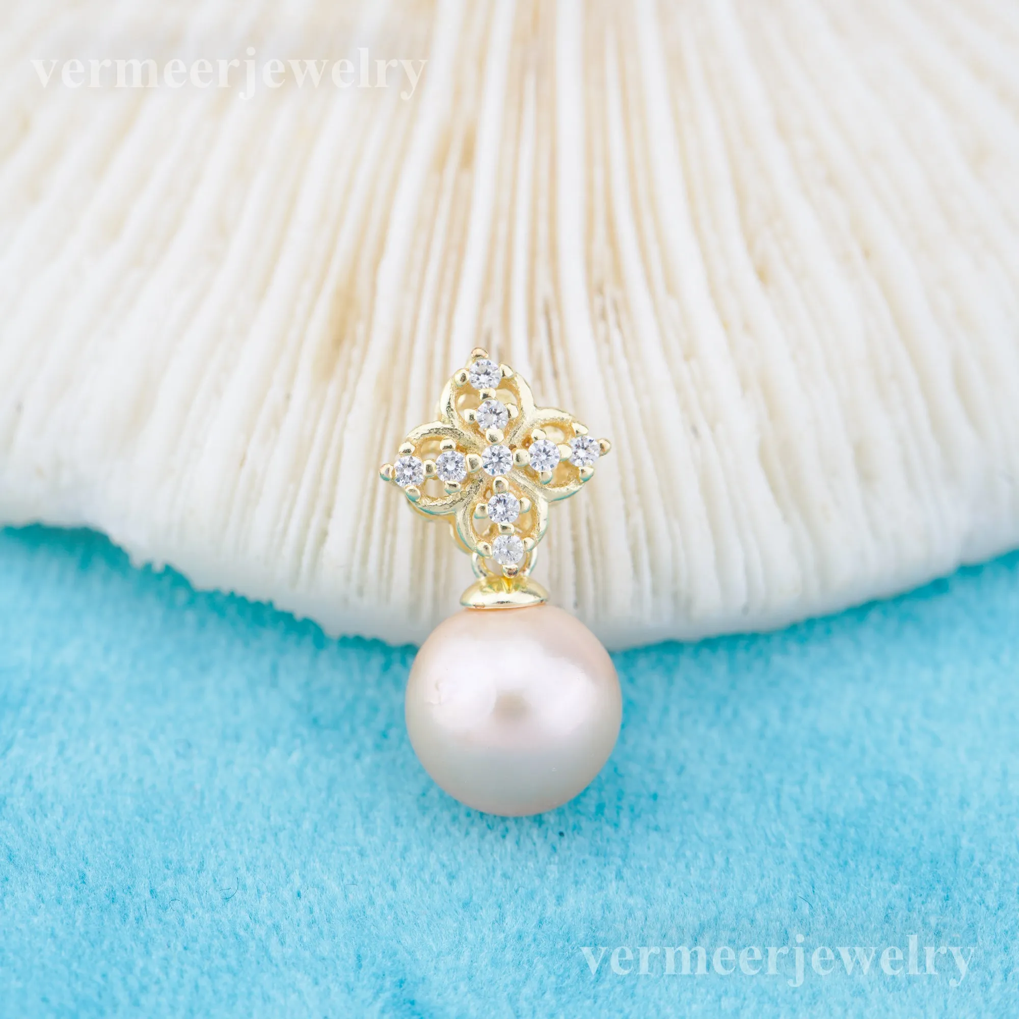 P011048 DIY 6-8mm Natural Freshwater pearl pendant accessory 925 sterling silver engagement jewelry necklace for women