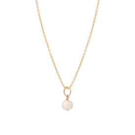 Paloma Pearl Necklace Gold