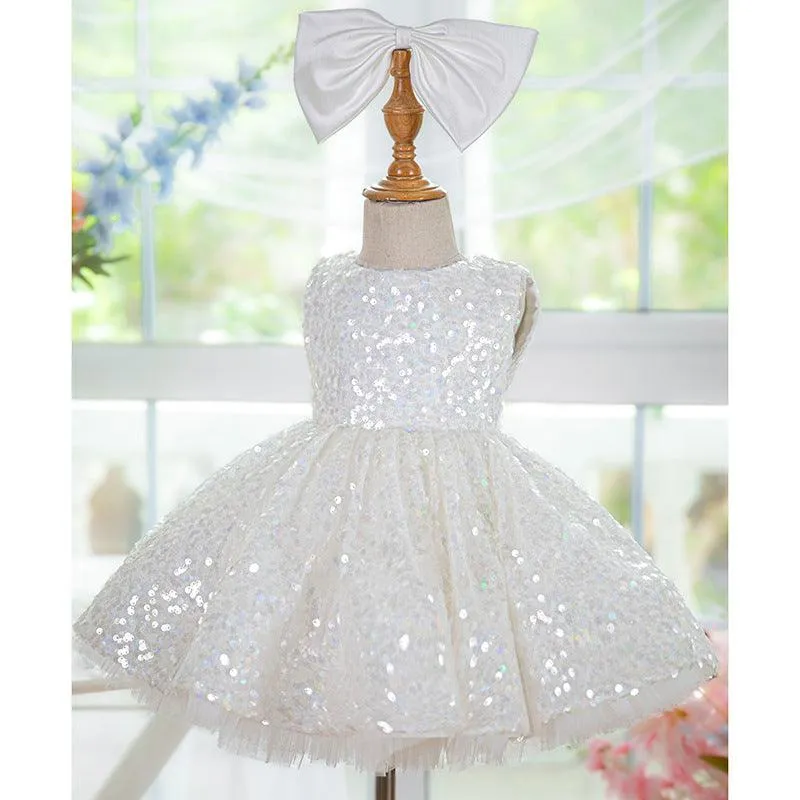 Perfect Dress for Special Moments Fairy Tale Princess Dream Dress Elegant Sequin Dress Shining Little Angel