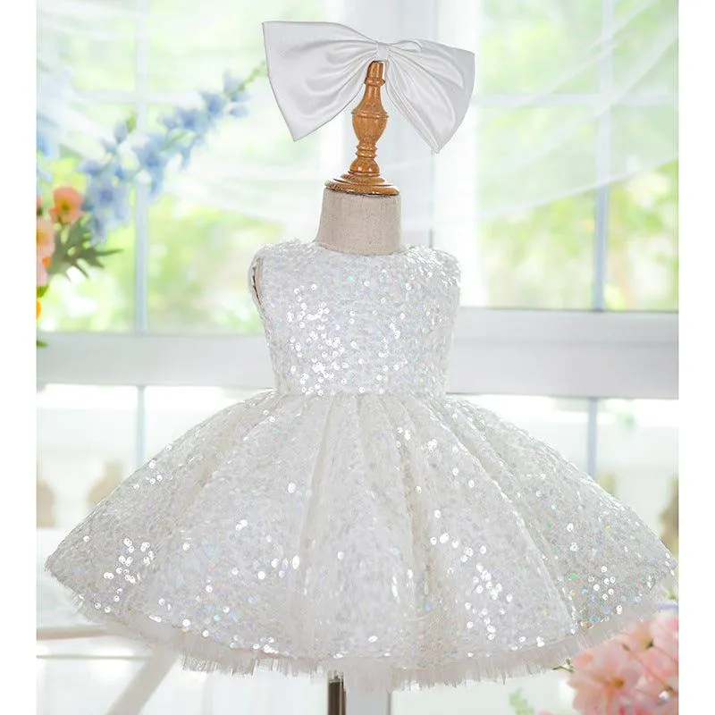 Perfect Dress for Special Moments Fairy Tale Princess Dream Dress Elegant Sequin Dress Shining Little Angel