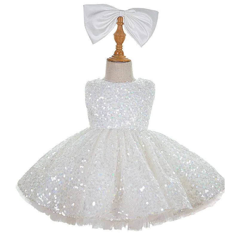Perfect Dress for Special Moments Fairy Tale Princess Dream Dress Elegant Sequin Dress Shining Little Angel