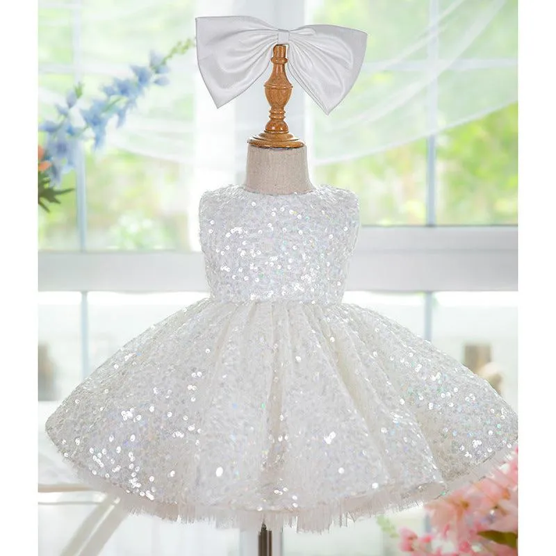 Perfect Dress for Special Moments Fairy Tale Princess Dream Dress Elegant Sequin Dress Shining Little Angel