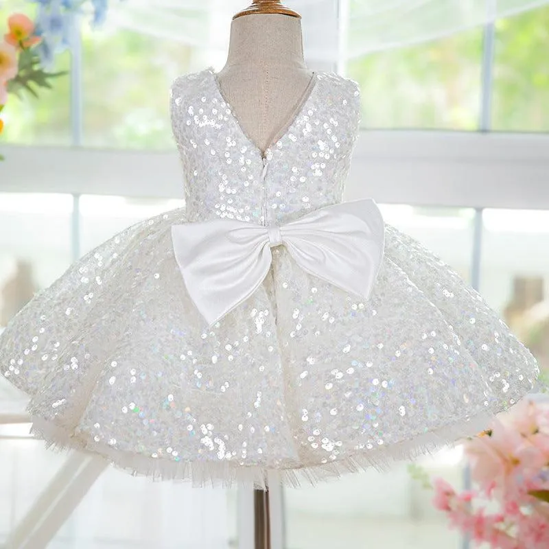 Perfect Dress for Special Moments Fairy Tale Princess Dream Dress Elegant Sequin Dress Shining Little Angel