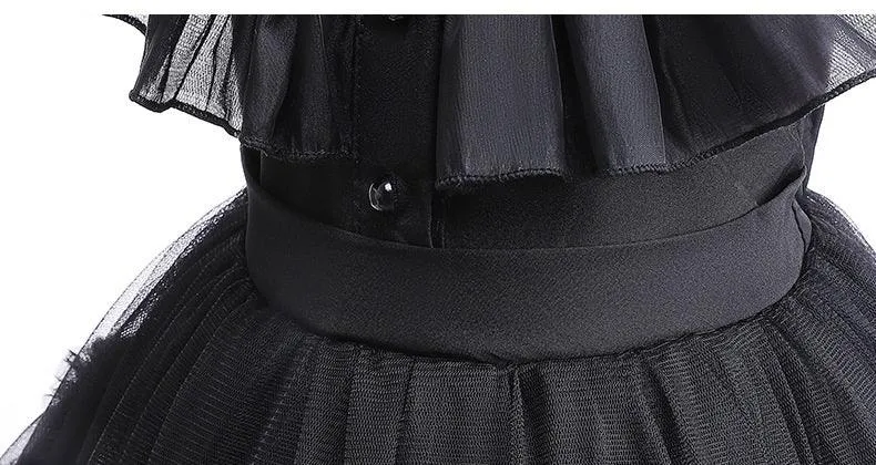 Princess Style Classic Collar Dress Elegant Vintage Kidswear Halloween stage performance cosplay costumes