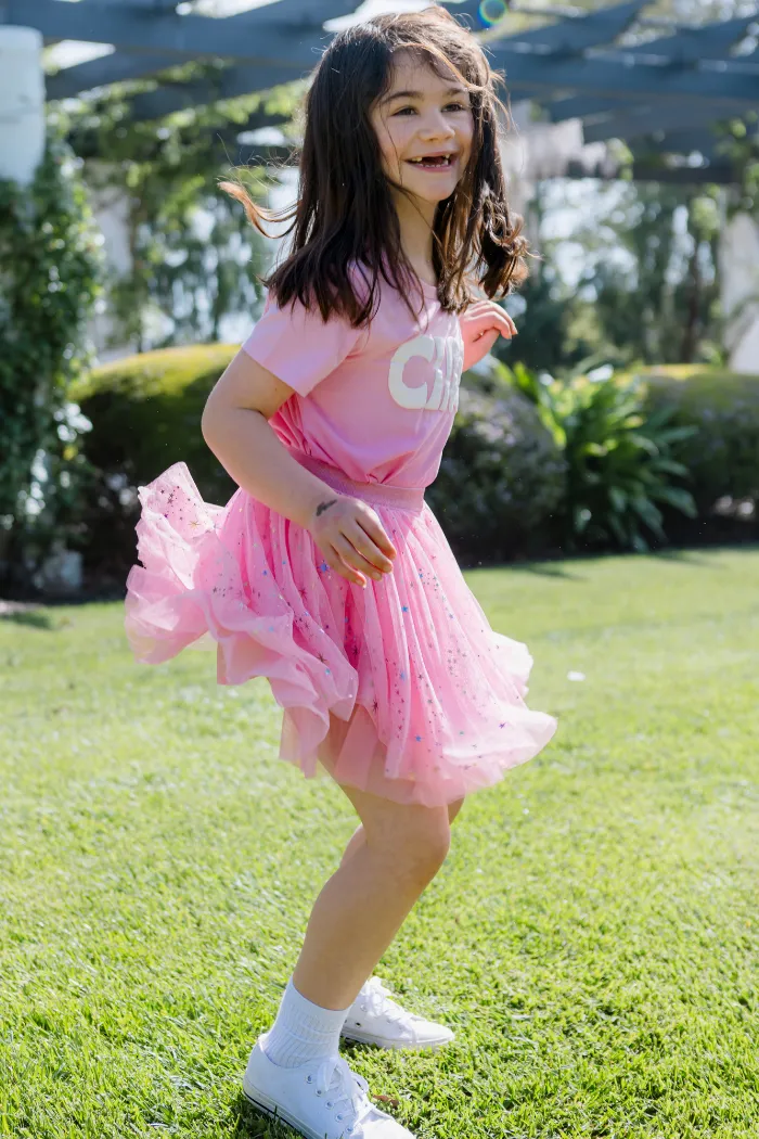 Rainbow Foil Tutu Skirt