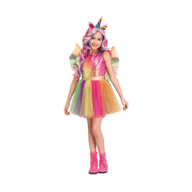 Rainbow Sequin Unicorn Child Costume - Size Large (12/14) (1/Pk)