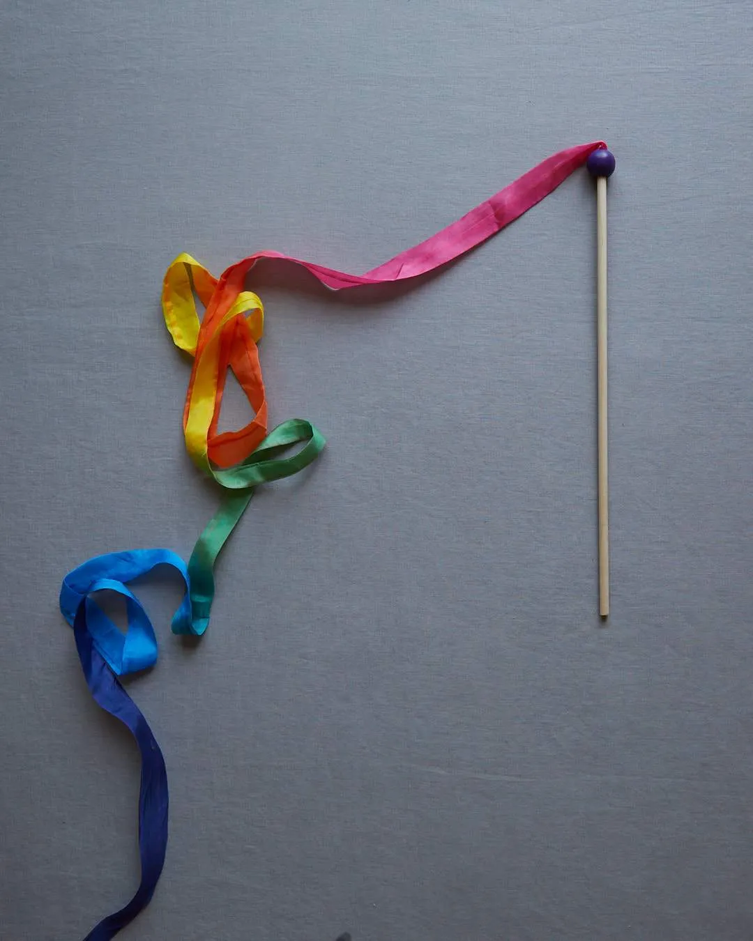 Rainbow Silk Streamer