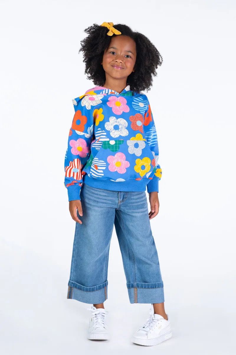 Rock Your Baby Hooded Sweatshirt - Happy Flowers