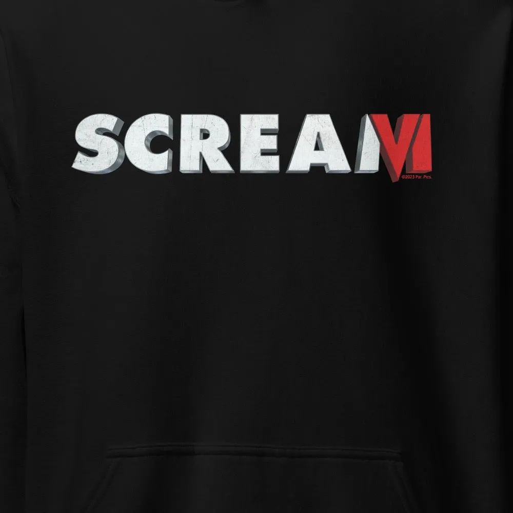 Scream VI Logo Adult Hooded Sweatshirt