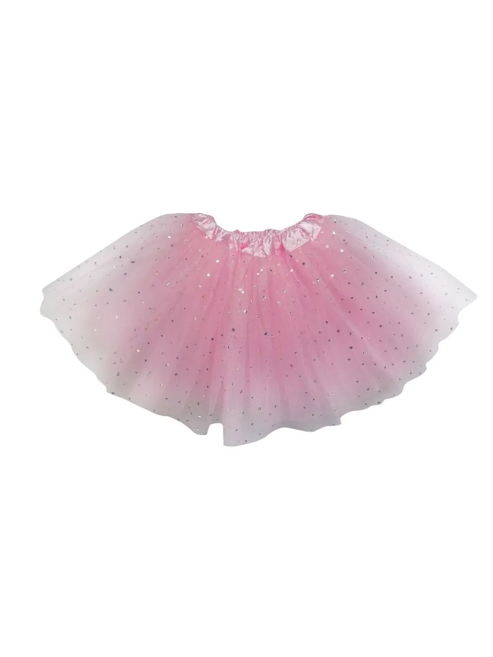 Sparkle in Pink Sequin Heart Tutu Skirt Costume for Toddler, Girls, Women, Plus