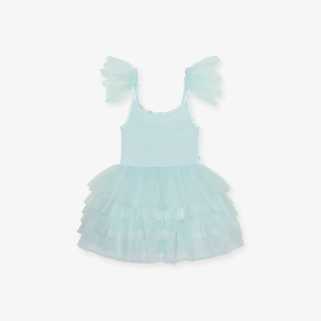 Starry Blue Tulle Smocked Dress
