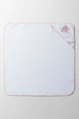 Wild Animals Hooded Towel Pink