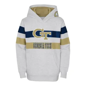 Youth Georgia Tech Yellow Jackets Dynamic Duo Grey Sweatshirt